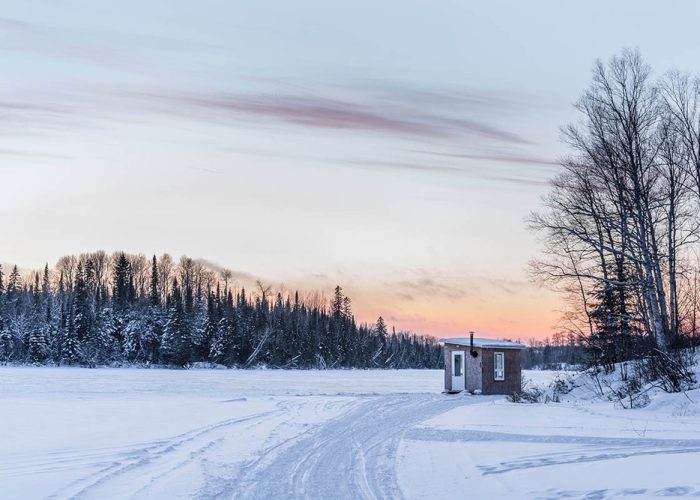 Lac hiver Abitibi