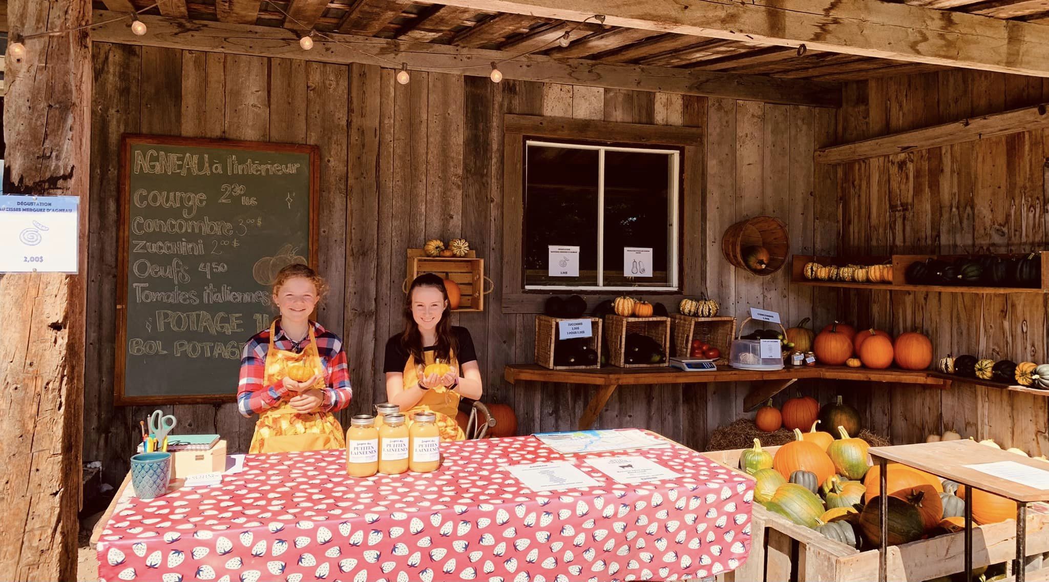 Potage de courge de la Bergerie des Petites Laineuses Défi je mange local