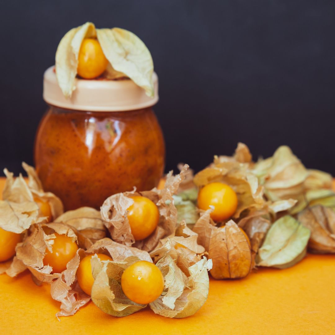 Confiture de Cerises de terre des Jardins Kaizen Défi je mange local